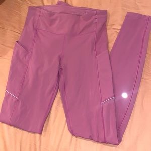 Lulu lemon leggings size 2 pink